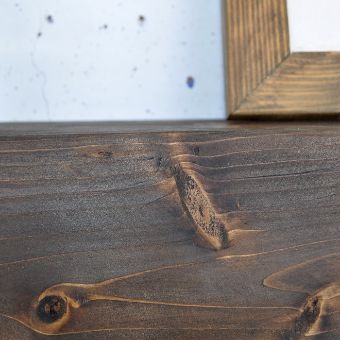Hanah Home Raf300 Estantería de Pared de Madera Natural
